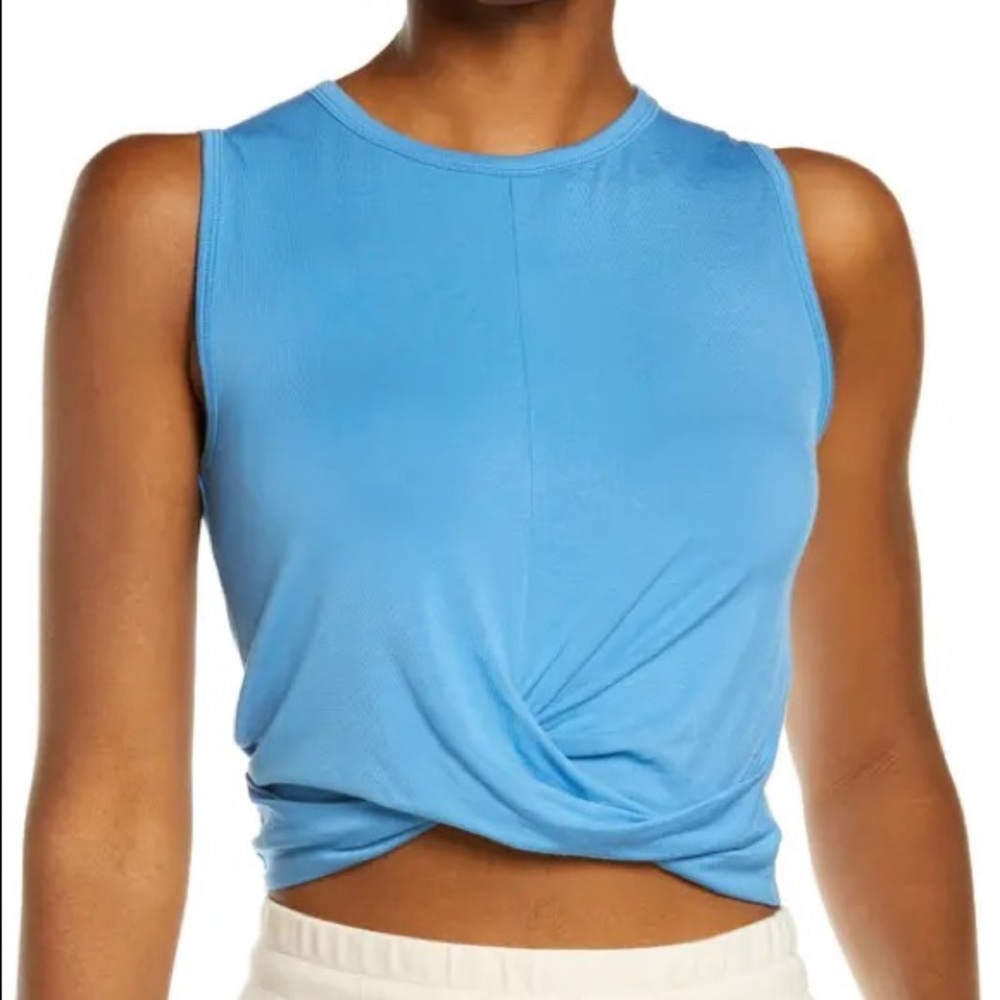 ALO cover tank size Large cafe blue